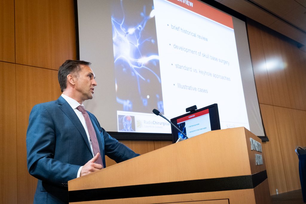 Houston Methodist Institute for Technology, Innovation & Education (MITIE) held a two-day conference on “Modern Approached to the Brain and Skull Base, with Gavin Britz, MD PhD, Friday, August 22, 2025.