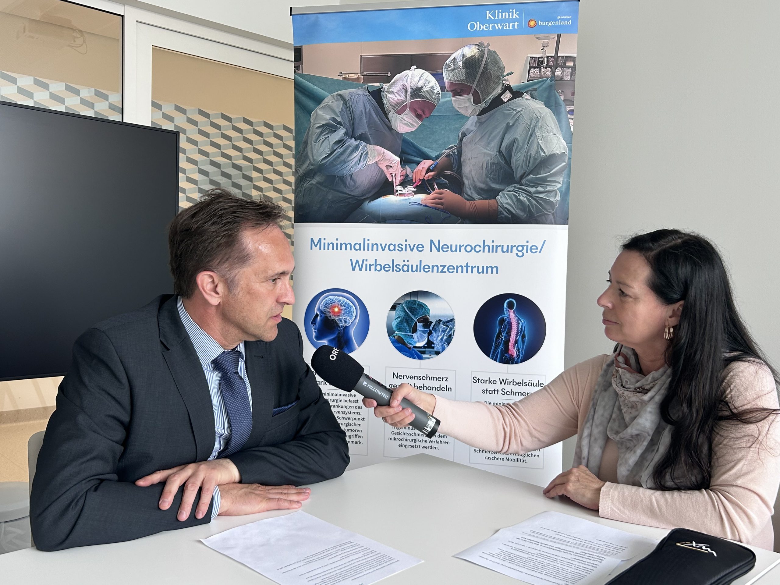 Trigeminusneuralgie Experte Prof. Feigl Interview im Burgenland